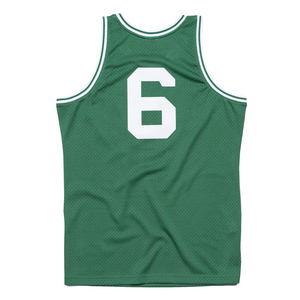 Boston Celtics Bill Russell Hardwood Classics Road Swingman Jersey by Mitchell & Ness - Mens