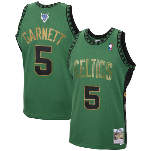 Boston Celtics Kevin Garnett Hall of Fame Swingman Jersey By Mitchell & Ness - Green - Mens