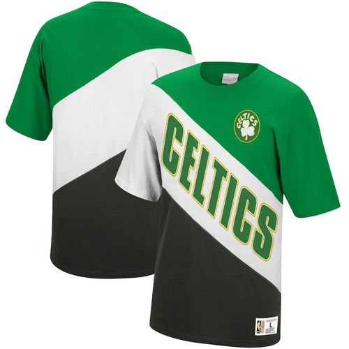 Boston Celtics Mitchell & Ness Play by Play T-Shirt - Mens