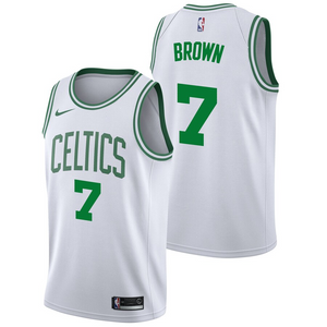 Boston Celtics Nike Association Swingman Jersey - Jaylen Brown - Mens