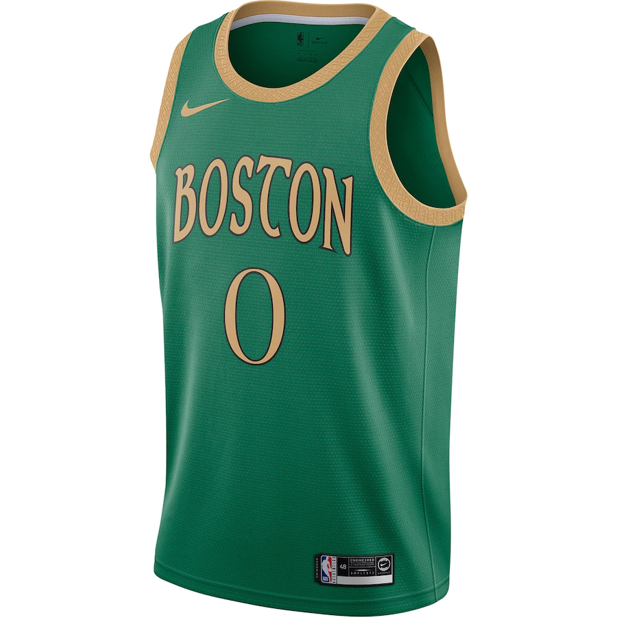 Boston Celtics Nike City Edition Swingman Jersey - Jayson Tatum - Mens