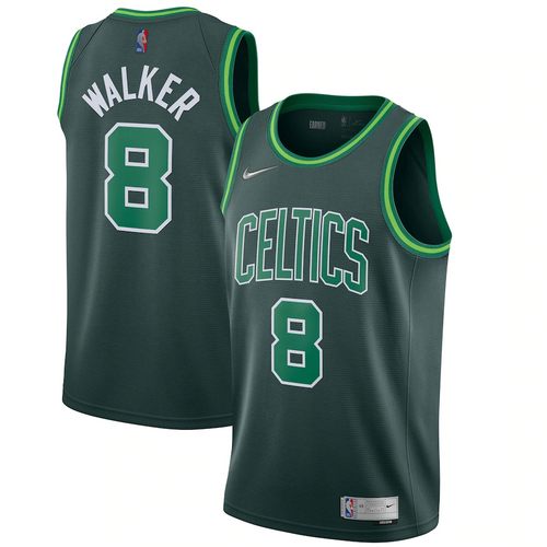 Boston Celtics Nike Earned Edition Swingman Jersey - Kemba Walker - Mens