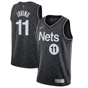 Brooklyn Nets Nike Earned Edition Swingman Jersey - Kyrie Irving - Mens