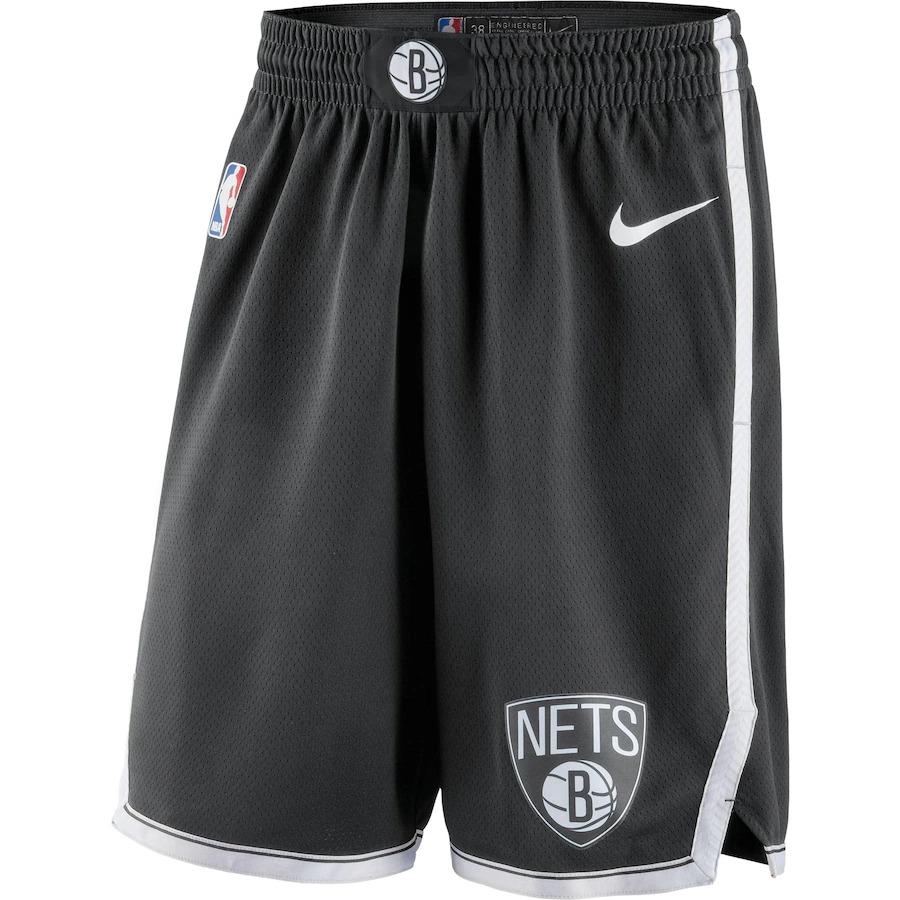 Brooklyn Nets Nike Icon Swingman Shorts - Mens