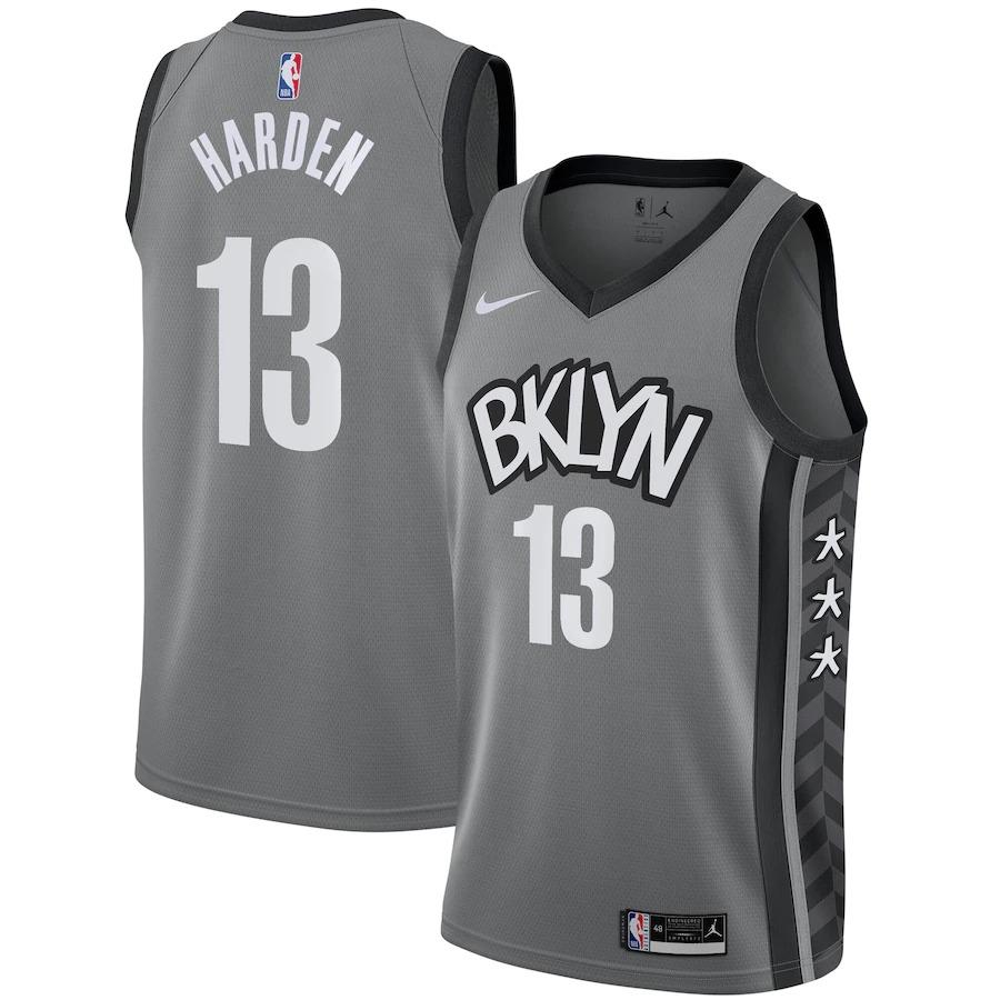 Brooklyn Nets Nike Statement Swingman Jersey - James Harden - #13 Mens