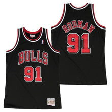 Load image into Gallery viewer, Chicago Bulls Dennis Rodman Hardwood Classics Alternate Swingman Jersey By Mitchell &amp; Ness - Mens