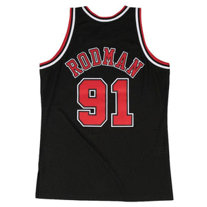 Chicago Bulls Dennis Rodman Hardwood Classics Alternate Swingman Jersey By Mitchell & Ness - Mens