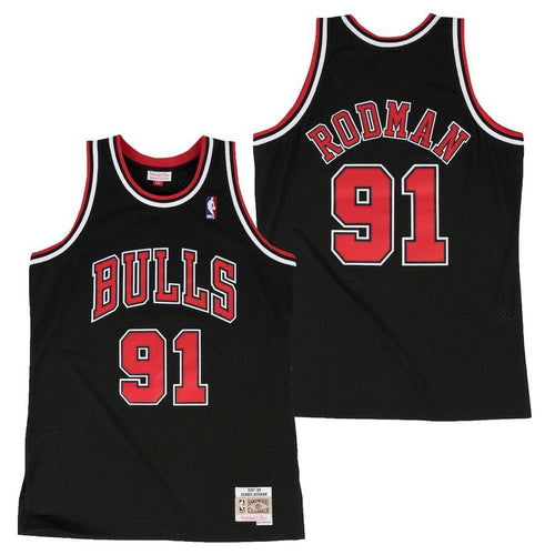 Chicago Bulls Dennis Rodman Hardwood Classics Alternate Swingman Jersey By Mitchell & Ness - Mens