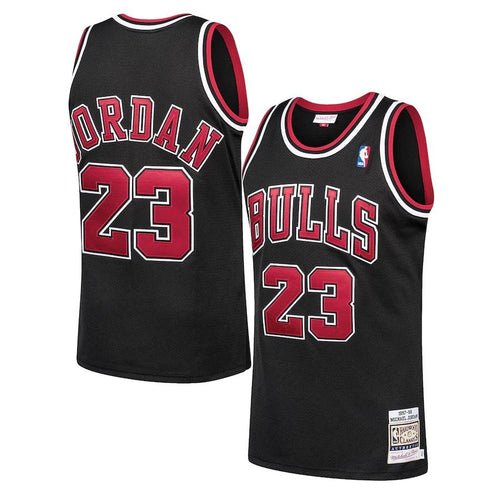 Chicago Bulls Michael Jordan 1997 Alternate Authentic Jersey By Mitchell & Ness - Mens