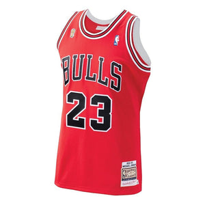 Chicago Bulls Michael Jordan 1995 Home Authentic Jersey By Mitchell & Ness - Mens