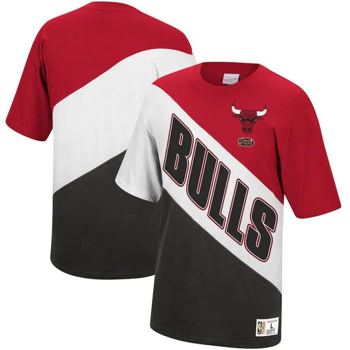 Chicago Bulls Mitchell & Ness Play by Play T-Shirt - Mens
