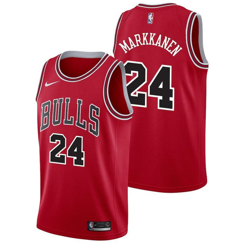 Chicago Bulls Nike Icon Swingman Jersey - Lauri Markkanen - Mens