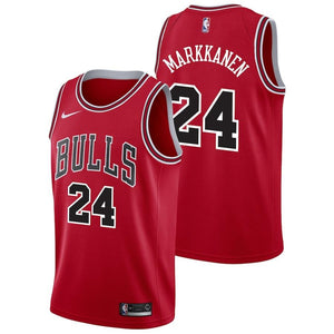 Chicago Bulls Nike Icon Swingman Jersey - Lauri Markkanen - Mens