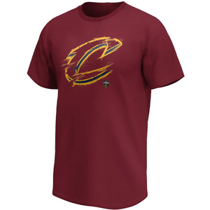 Cleveland Cavaliers Iconic Splatter Graphic T-Shirt - Team Red - Mens