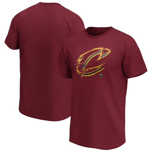 Cleveland Cavaliers Iconic Splatter Graphic T-Shirt - Team Red - Mens