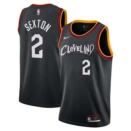 Cleveland Cavaliers Nike City Edition Swingman Jersey - Collin Sexton - Mens