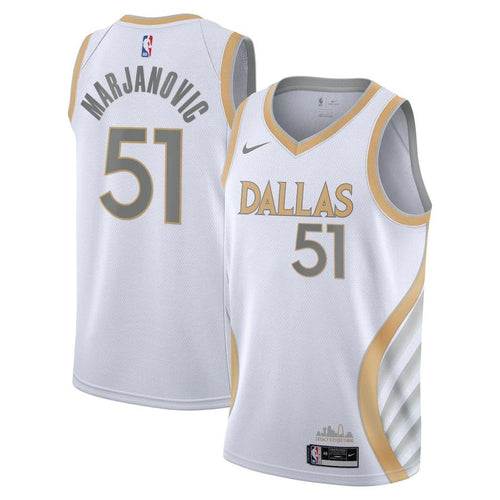 Dallas Mavericks Nike City Edition Swingman Jersey - Boban Marjanovic - Mens
