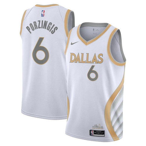Dallas Mavericks Nike City Edition Swingman Jersey - Kristaps Porzingis - Mens