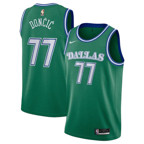 Dallas Mavericks Nike Classic Edition Swingman Jersey - Luka Doncic - Mens