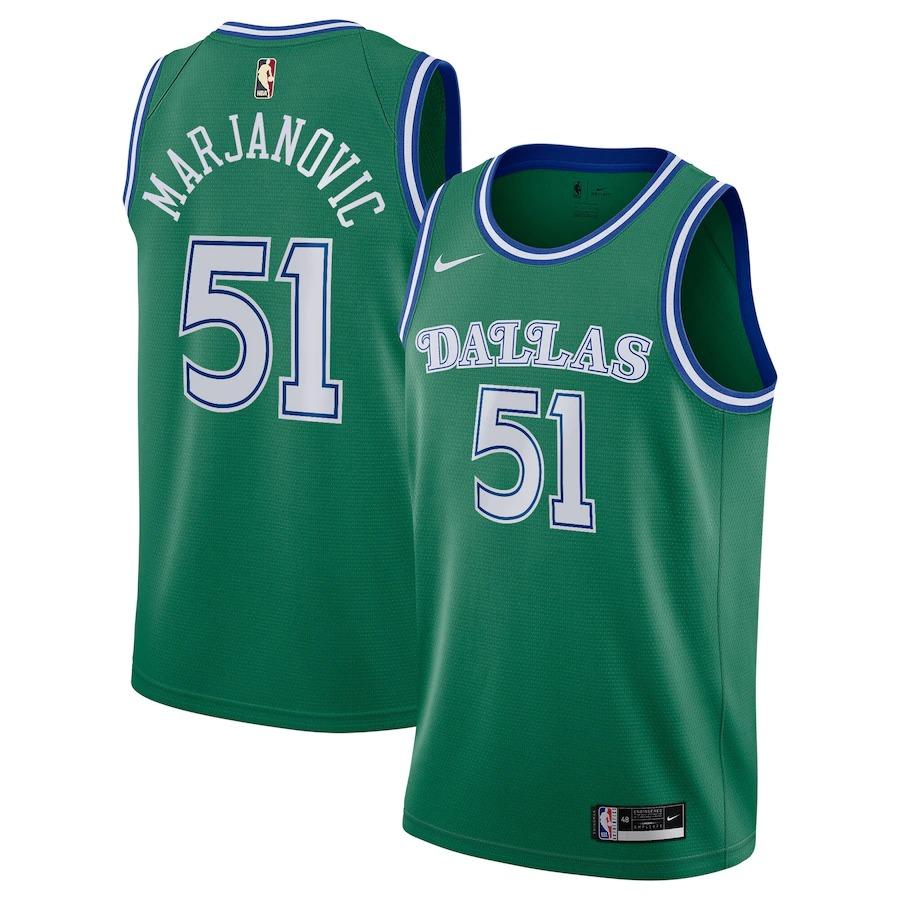 Dallas Mavericks Nike Classic Edition Swingman Jersey - Boban Marjanovic - Mens