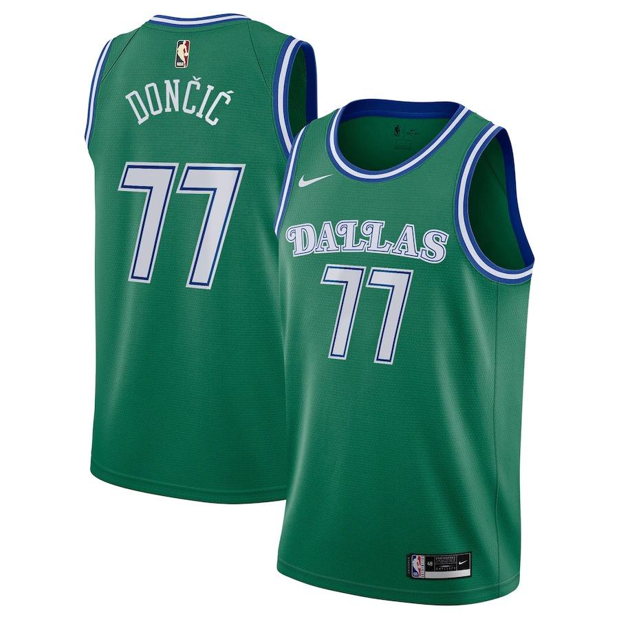 Dallas Mavericks Nike Classic Edition Swingman Jersey - Luka Doncic - Mens