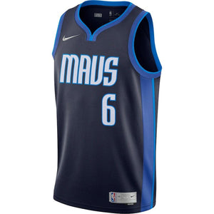 Dallas Mavericks Nike Earned Edition Swingman Jersey - Kristaps Porzingis - Mens