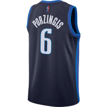 Load image into Gallery viewer, Dallas Mavericks Nike Earned Edition Swingman Jersey - Kristaps Porzingis - Mens