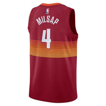 Load image into Gallery viewer, Denver Nuggets Nike City Edition Swingman Jersey - Red - Paul Millsap - Mens - 2020