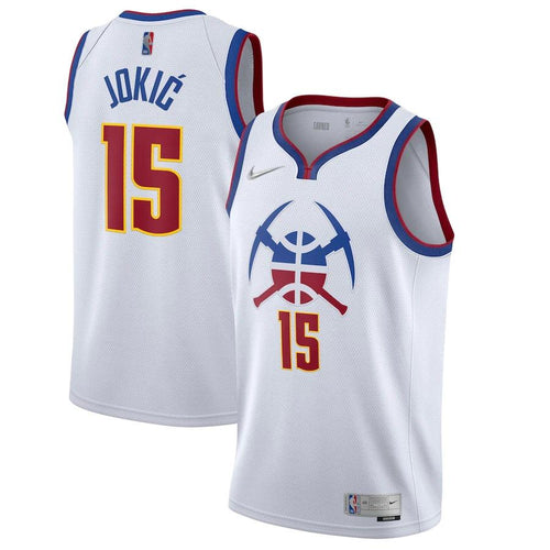 Denver Nuggets Nike Earned Edition Swingman Jersey - Nikola Jokic - Mens