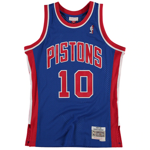 Detroit Pistons Dennis Rodman Hardwood Classics Road Swingman Jersey By Mitchell and Ness - Mens