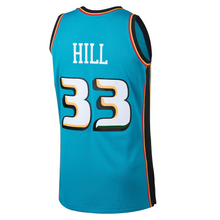 Load image into Gallery viewer, Detroit Pistons Grant Hill Hardwood Classics Road Swingman Jersey by Mitchell &amp; Ness - Mens