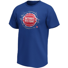 Load image into Gallery viewer, Detroit Pistons Iconic Splatter Graphic T-Shirt - Royal - Mens
