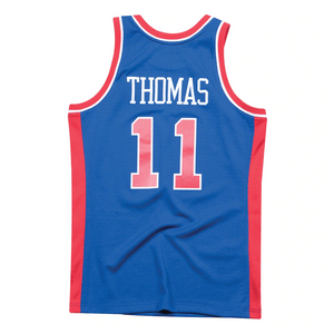 Detroit Pistons Isiah Thomas Hardwood Classics Road Swingman Jersey by Mitchell & Ness - Mens