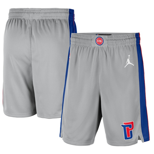 Detroit Pistons Jordan Statement Swingman Shorts - Mens