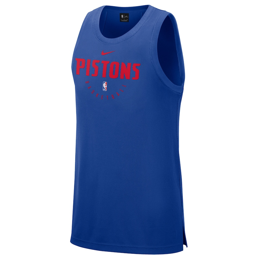 Detroit Pistons Nike Elite Practice Tank - Mens