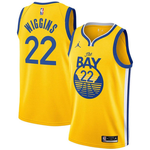 Golden State Warriors Jordan Statement Swingman Jersey - Andrew Wiggins - Mens