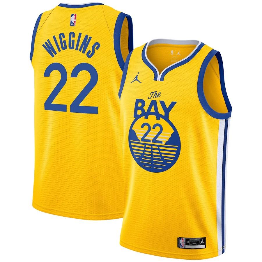 Golden State Warriors Jordan Statement Swingman Jersey - Andrew Wiggins - Mens
