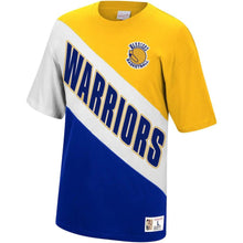 Load image into Gallery viewer, Golden State Warriors Mitchell &amp; Ness Play by Play T-Shirt - Mens