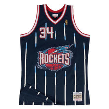 Load image into Gallery viewer, Houston Rockets Hakeem Olajuwon Hardwood Classics Road Swingman Jersey By Mitchell and Ness - Mens