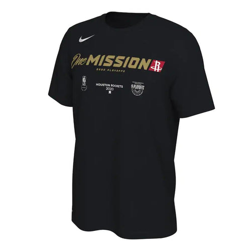 Houston Rockets Nike Play Off Mantra T-Shirt - Black - Mens