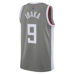 Los Angeles Clippers Nike Earned Edition Swingman Jersey - Serge Ibaka - Mens
