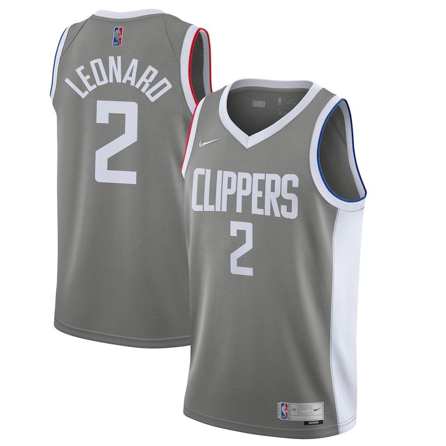 Los Angeles Clippers Nike Earned Edition Swingman Jersey - Kawhi Leonard - Mens