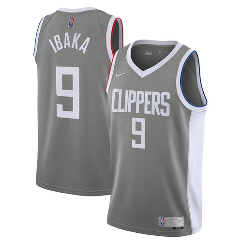 Los Angeles Clippers Nike Earned Edition Swingman Jersey - Serge Ibaka - Mens