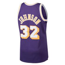 Load image into Gallery viewer, Los Angeles Lakers Magic Johnson Hardwood Classics Alternate Swingman Jersey by Mitchell &amp; Ness - Mens