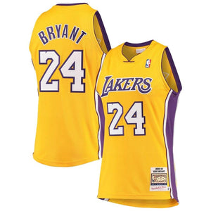 Los Angeles Lakers Mitchell and Ness Authentic Jersey - Light Gold - Kobe Bryant - 08-09 - Mens