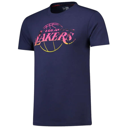 Los Angeles Lakers New Era Summer City Logo Infill T-Shirt - Mens