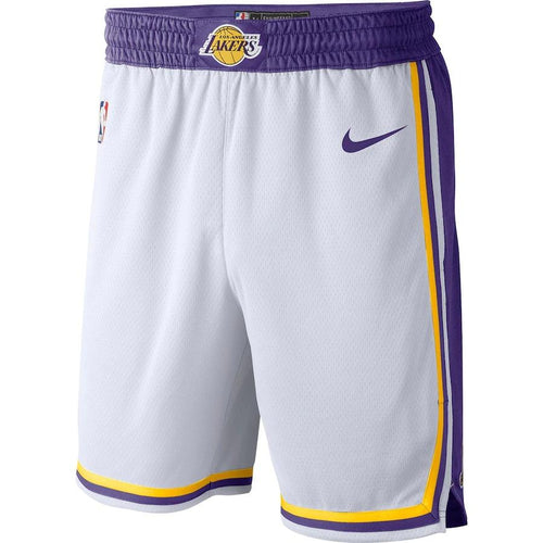 Los Angeles Lakers Nike Association Swingman Short - Mens