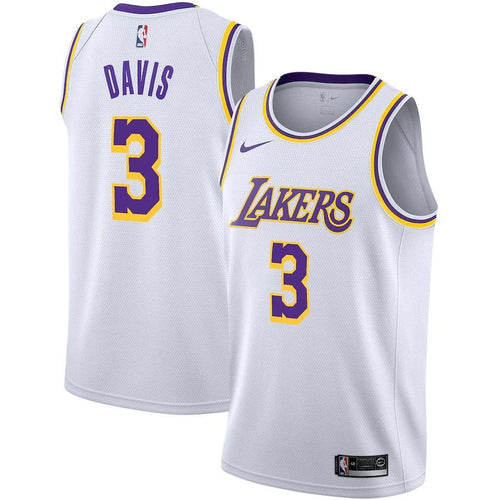 Los Angeles Lakers Nike Association Swingman Jersey - Anthony Davis - Mens