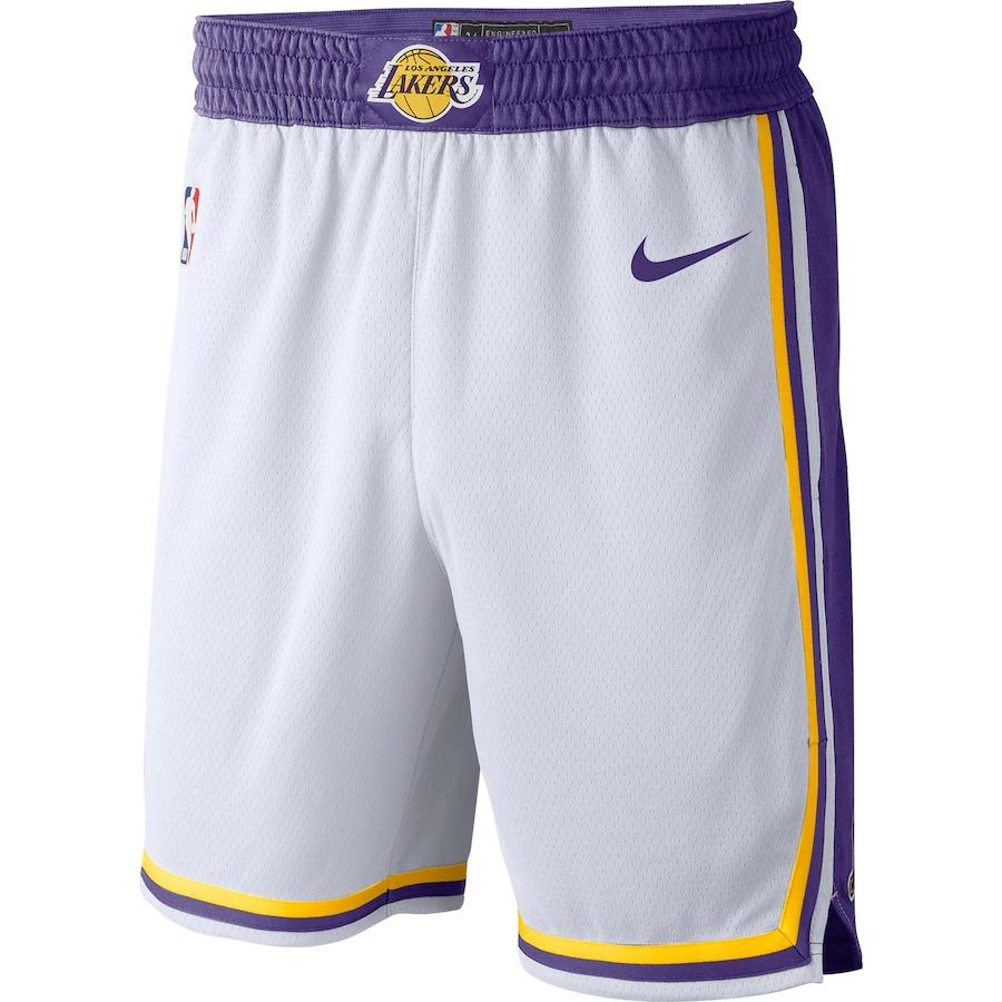 Los Angeles Lakers Nike Association Swingman Short - Mens