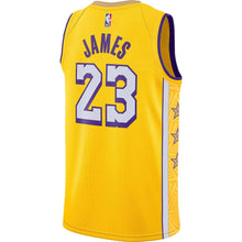Load image into Gallery viewer, Los Angeles Lakers Nike City Edition Swingman Jersey - Lebron James - Mens
